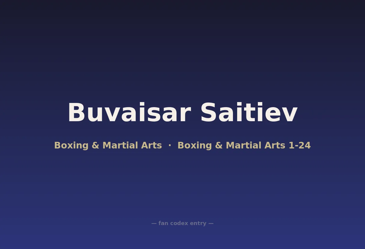Buvaisar Saitiev
