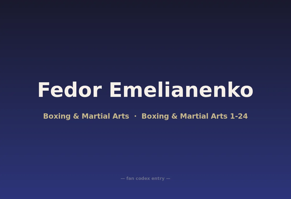 Fedor Emelianenko