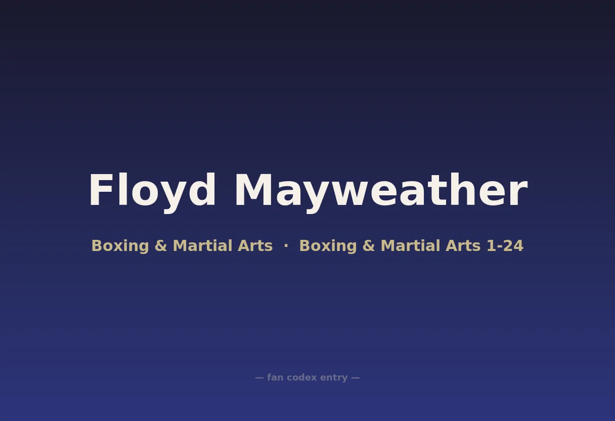 Floyd Mayweather
