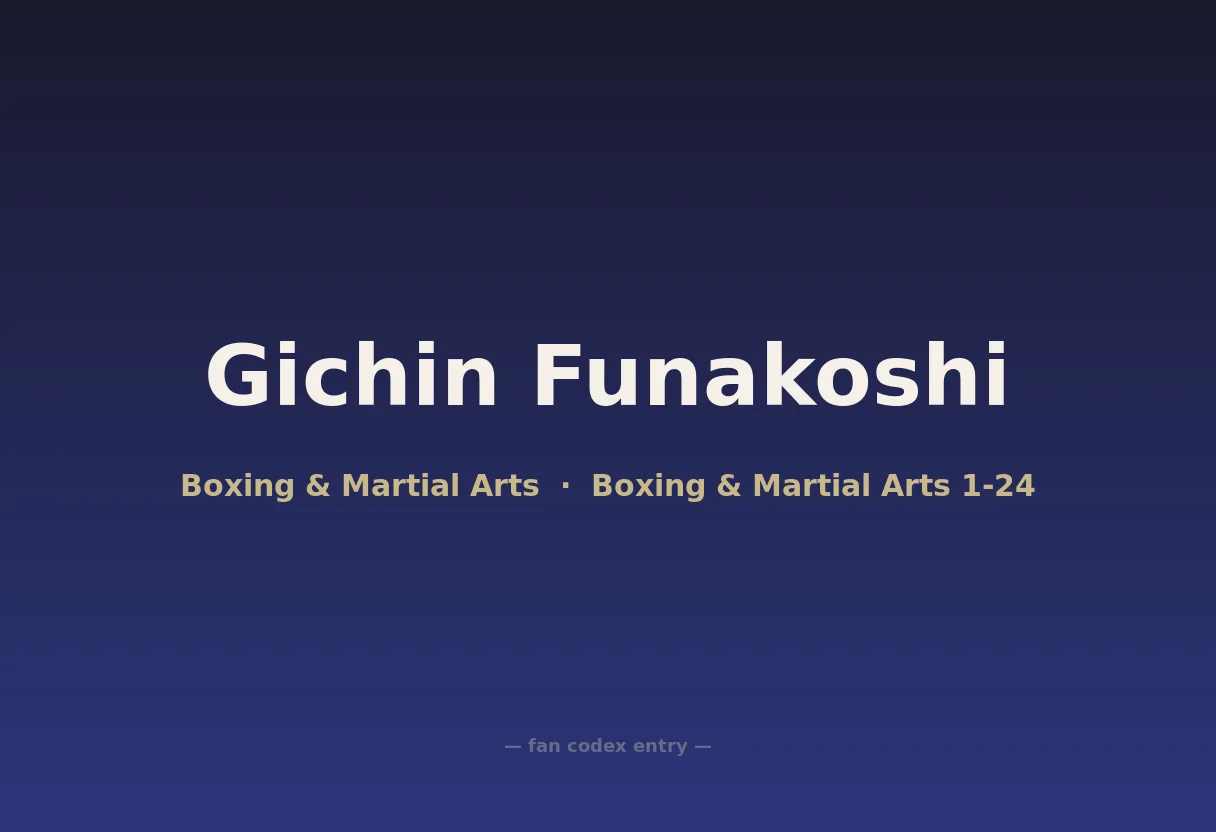 Gichin Funakoshi